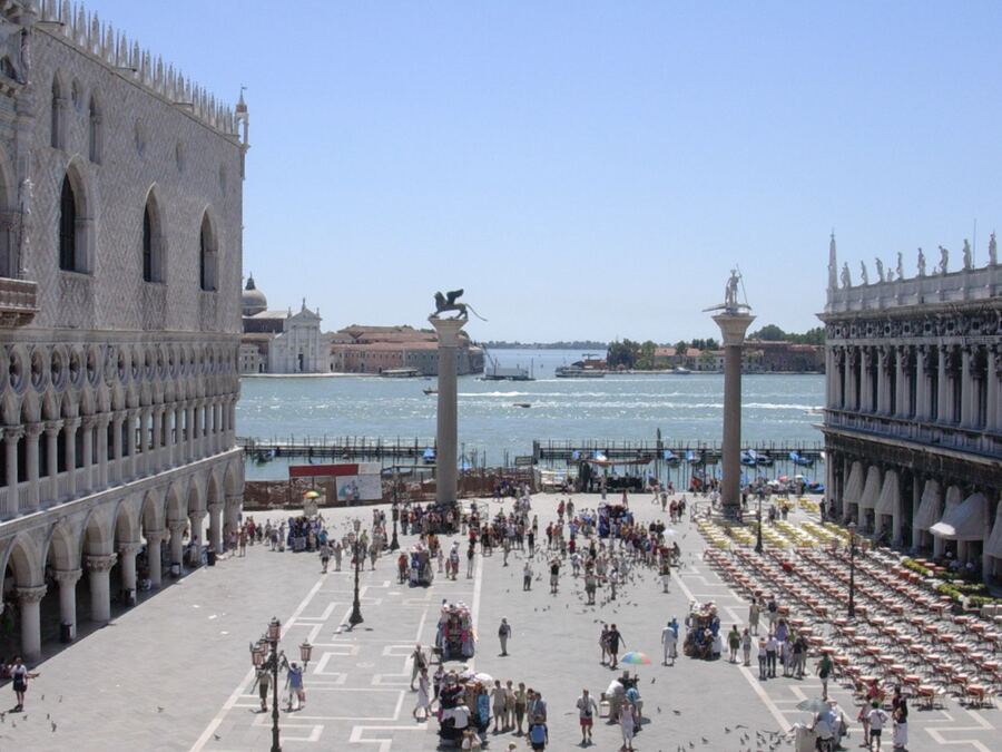 Piazzetta San Marco e la laguna di Venezia